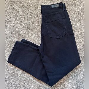 Ag Adriano Goldschmied Women's Black Straight Jeans